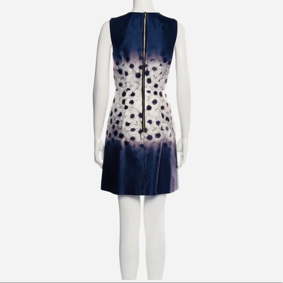 MILLY - Sleeveless shift dress. Two front pockets and exposed zipper. - Picture 11 of 14